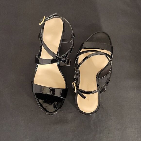 BRAND NEW STUART WEITZMAN WOMEN'S NATURAL AVE 75 WEDGE SANDAL - Picture 6 of 16